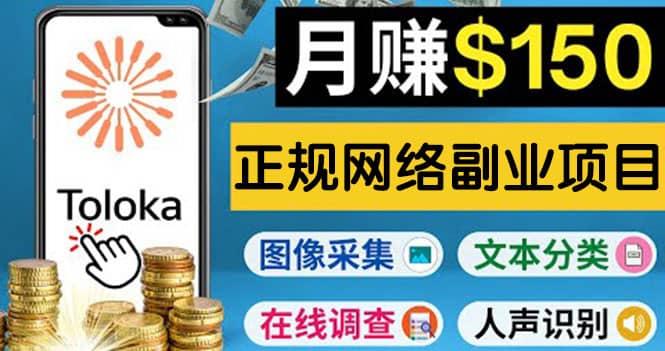 正规网络副业赚钱平台Toloka，利用业余时间月赚150美元-知创网