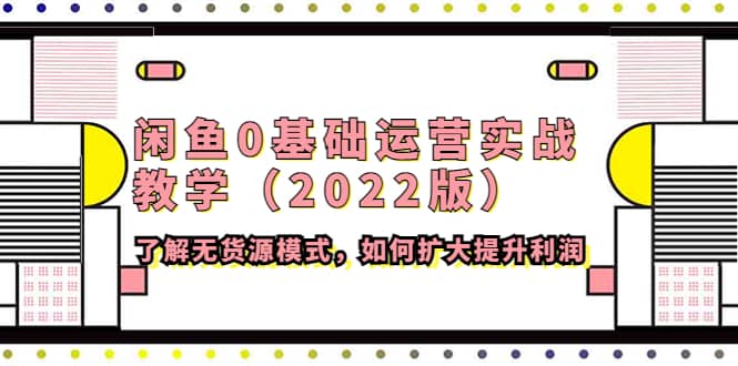 闲鱼0基础运营实战教学（2022版）了解无货源模式，如何扩大提升利润-知创网