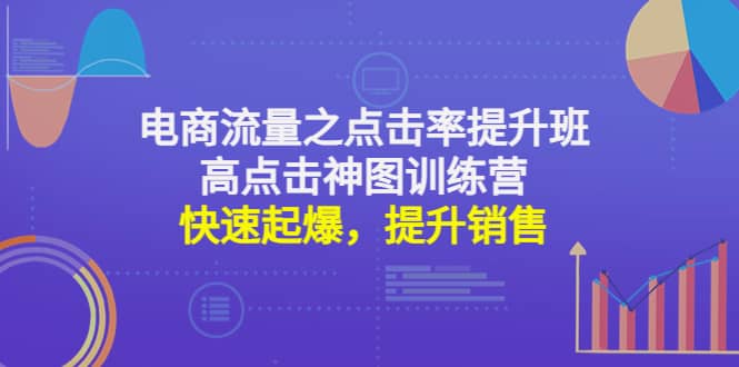 电商流量之点击率提升班+高点击神图训练营：快速起爆，提升销售-知创网