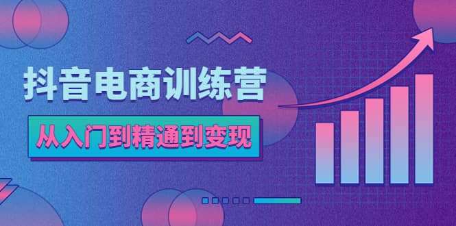 抖音电商训练营：从入门到精通，从账号定位到流量变现，抖店运营实操-知创网