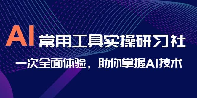 AI-常用工具实操研习社，一次全面体验，助你掌握AI技术-知创网