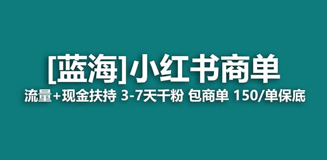 2023蓝海项目【小红书商单】流量+现金扶持，快速千粉，长期稳定，最强蓝海-知创网