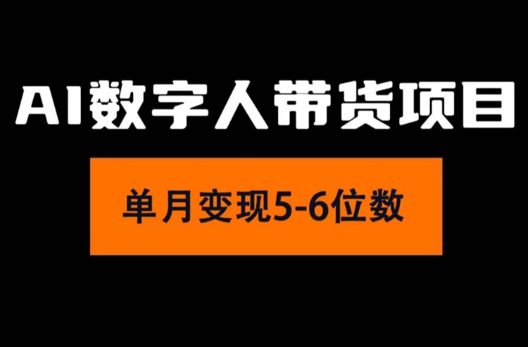 2024年Ai数字人带货，小白就可以轻松上手，真正实现月入过万的项目-知创网