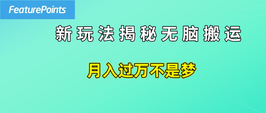 简单操作，每天50美元收入，搬运就是赚钱的秘诀！-知创网