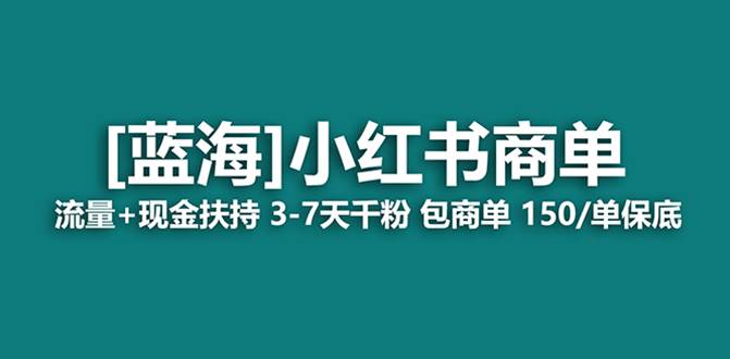 最强蓝海项目，小红书商单！长期稳定，7天变现，商单分配，月入过万-知创网